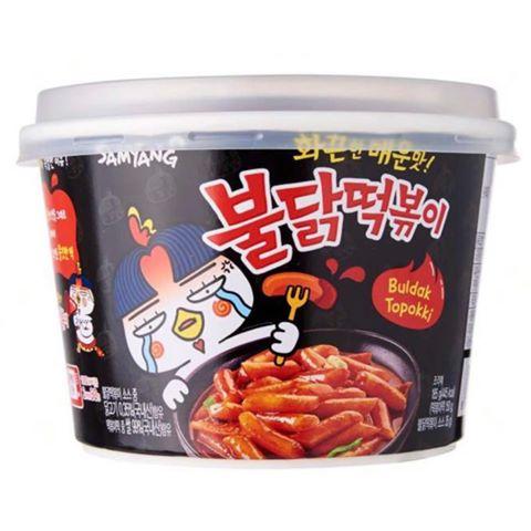 Buldak Hot Chicken Flavor Toppoki (ต๊อกป๊อกกิรสไก่สูตรเผ็ดผสมซอสพริกเกาหลี) Samyang Brand