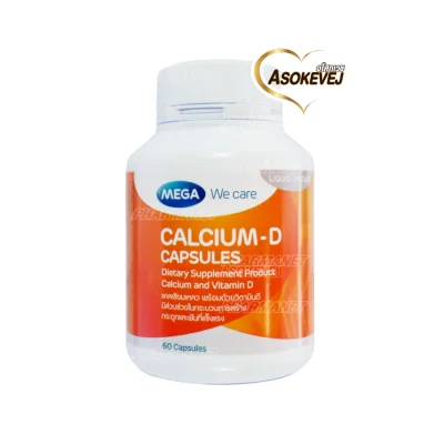 Mega We Care Calcium-D 60 Capsules