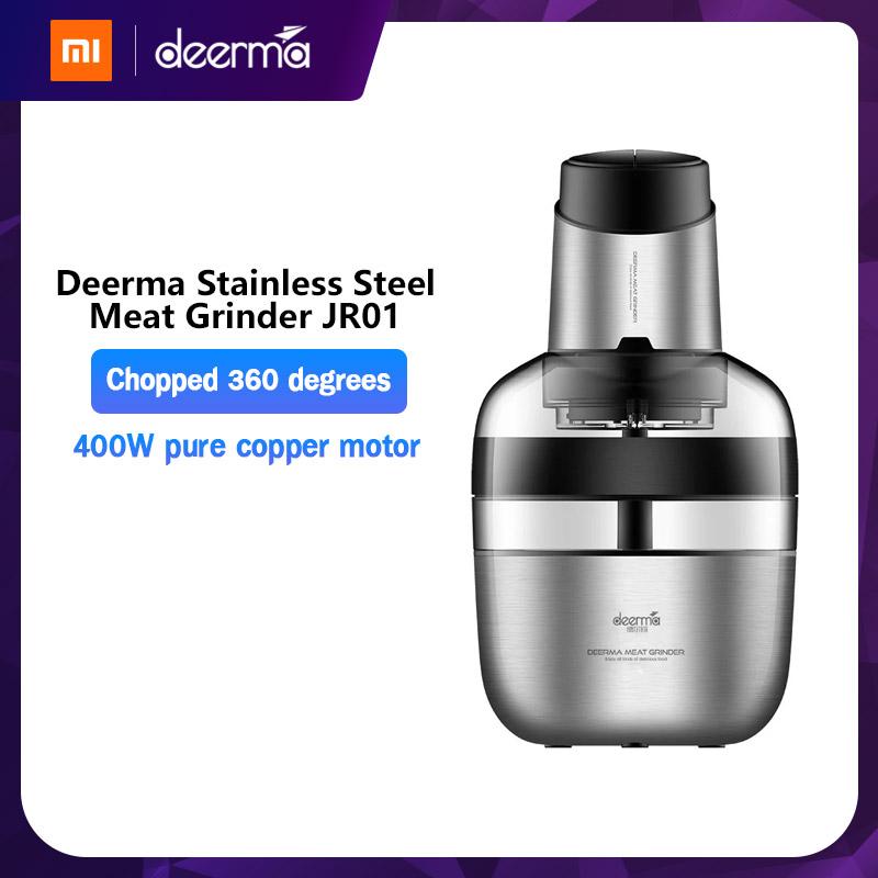 Xiaomi Deerma DEM-JR01 Stainless Steel Meat Grinder เครื่องบดเนื้อสัตว์อัตโนมัติ