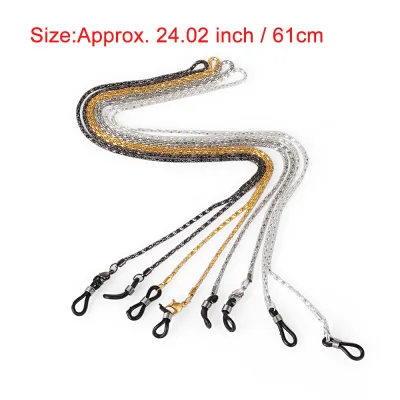 4 Colors Fashion Non-slip Anti-lost Durable Metal Lanyard Reading Glasses Chain Sunglasses Strap Spectacles Cord