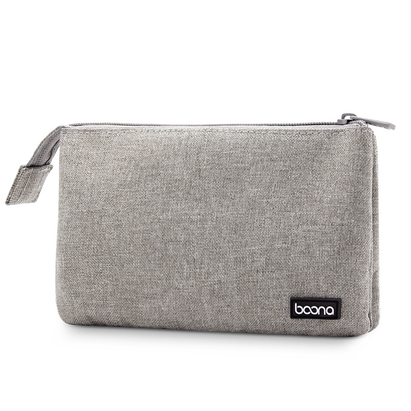 HINS กระเป๋าจัดระเบียบ ใส่แบตสำรอง สายชาร์จ หูฟัง อุปกรณ์ขนาดเล็ก BOONA Power Bank and Smartphone Accessories Bag รุ่น BN-E002
