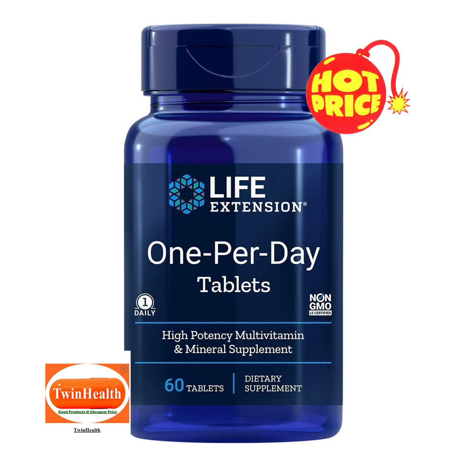 Life Extension One-Per-Day Tablets 60 Tablets - TwinHealth - ThaiPick