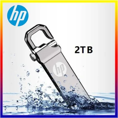 2TB【READY】HP Flashdisk Flash Disk USB Metal Kap Memory Stick 2000GB Flash Drive High Speed Waterproof Usb Flash Drive