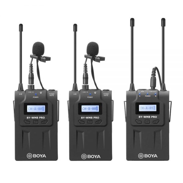 Boya BY-WM8 Pro-K2 UHF Wireless Microphone ไมค์ไร้สาย