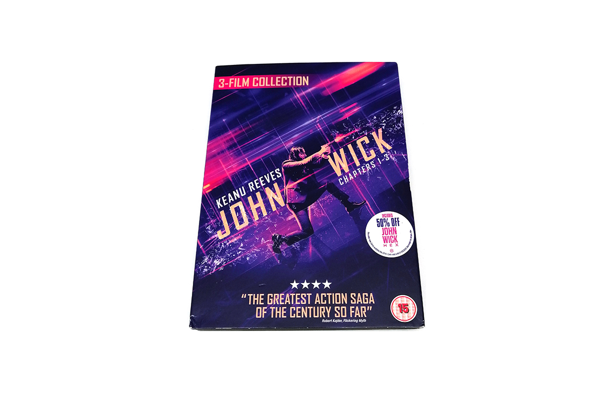 Dvd John Wick One Full Movie John Wick: Chapter 1-3 3DVD English