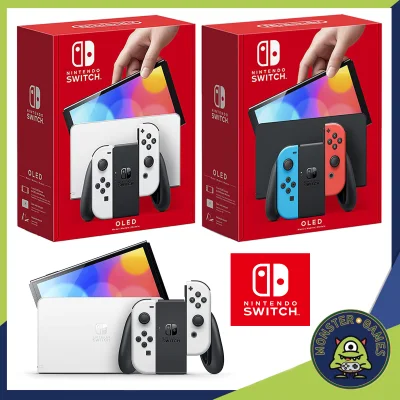 พร้อมส่ง!! เครื่อง Nintendo Switch OLED (เครื่อง Switch OLED สีขาว)(เครื่อง Switch OLED สีนีออน)(เครื่อง Nintendo Switch OLED Neon)(เครื่อง Nintendo Switch OLED White)