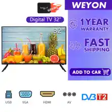 ภาพขนาดย่อของสินค้าWEYON ทีวี 32 สมาร์ททีวี full hd ready รับประกัน 1 ปี ฟรี Android Smart Box ดู Yo โดยตรง Smart TV 32 ส่งจากโกดังไทย