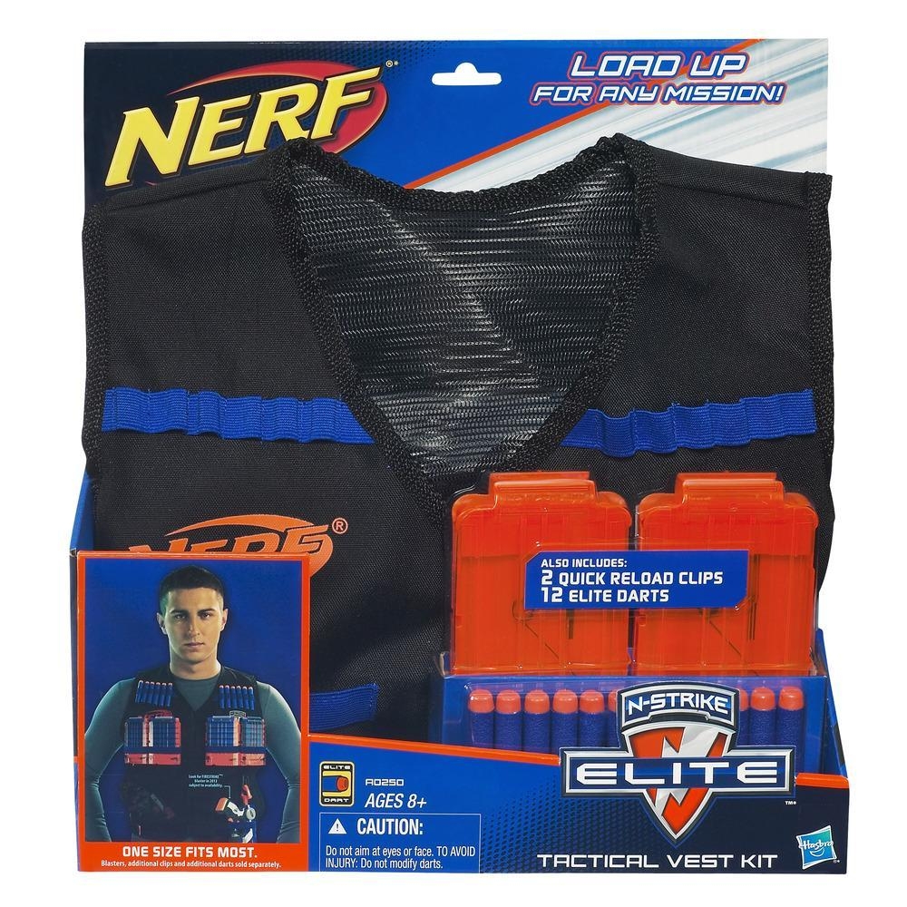 ของเล่น ชุดเกราะ แมกกาซีน และกระสุน เนิร์ฟ เนิฟ ของแท้ 30ex NERF N-STRIKE ELITE Tactical Vest Kit