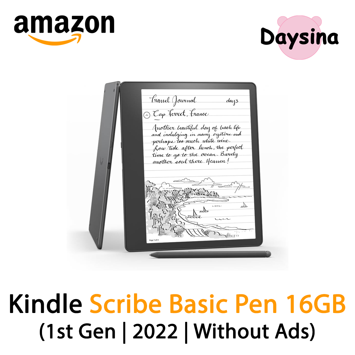 Kindle Scribe (64 GB) the first Kindle and digital notebook, all in  one, with a 10.2” 300 ppi Paperwhite display, includes Premium Pen