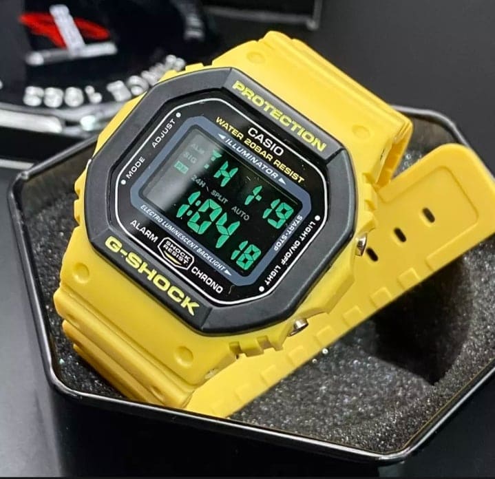 นาฬิกา GShock DW5610 ยักษ์เล็กสีใหม่ล่าสุด แถมฟรีกล่องใส่นาฬิกา