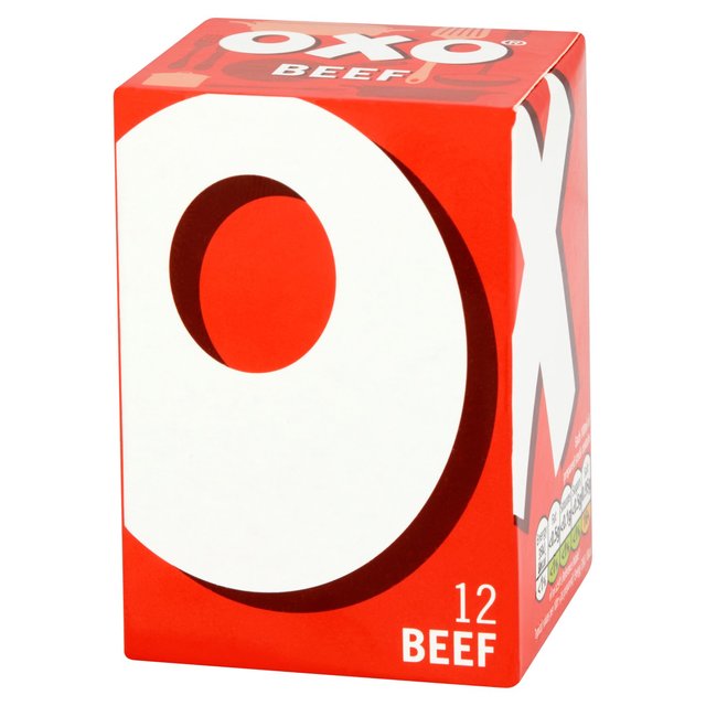 Oxo 12 Beef Stock Cubes - อ็อกโซ่ บีฟ สต๊อก ซุปก้อนรสเนื้อวัว (12 ก้อน) (71g)