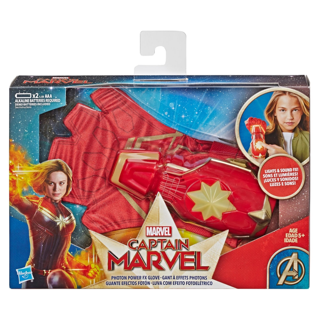 ของเล่น ถุงมือ กัปตัน มาร์เวล ของแท้ 30ex 50exp Marvel Captain Marvel Captain Marvel Movie Photon Power FX Glove