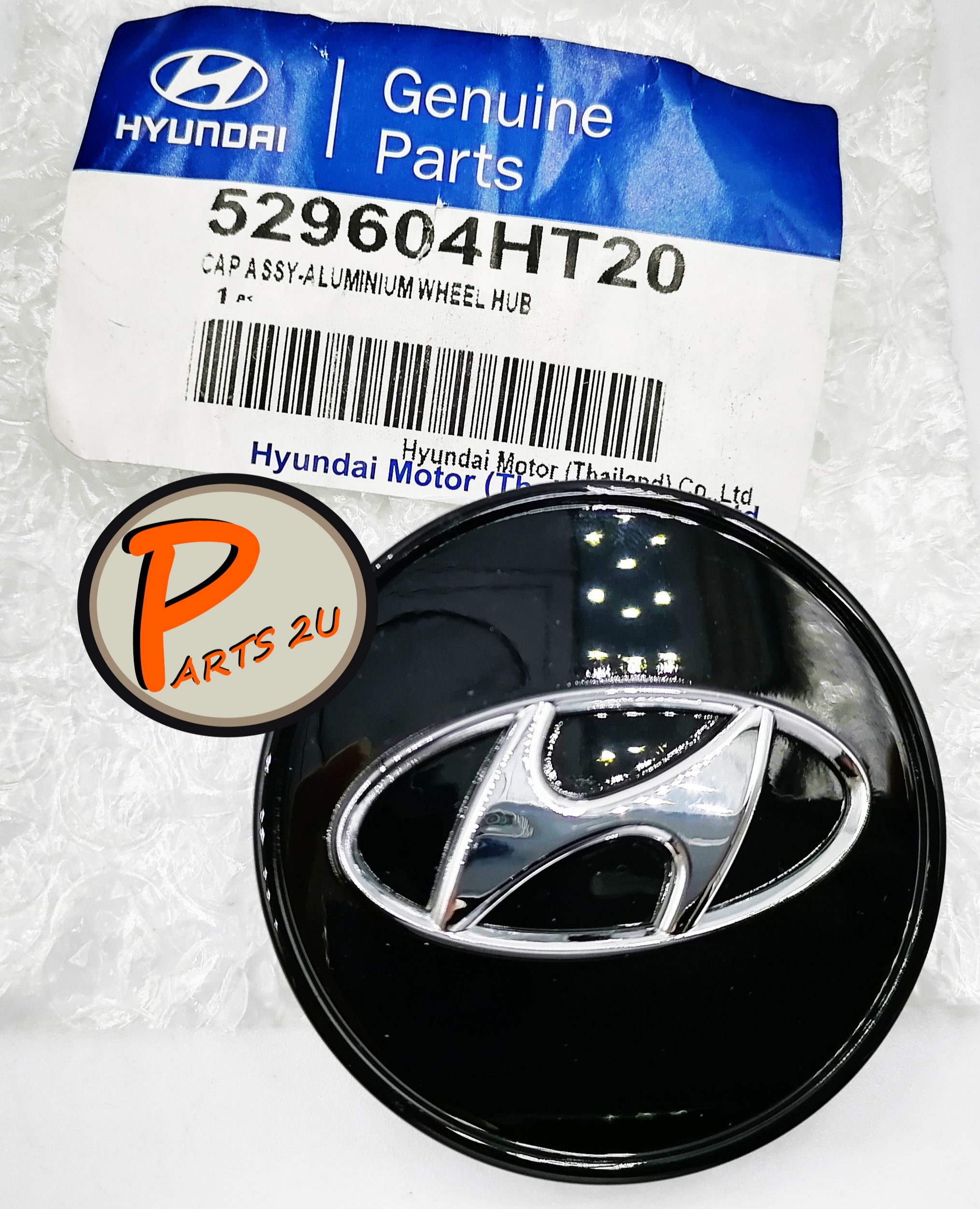 อะไหล่แท้ / ฝาปิด ฝาครอบดุมล้อ Hyundai H1 สีดำขอบดำ ฮุนได ขนาดมาตรฐาน ฝาปิดดุมล้อ (ราคาต่อชิ้น) เอสวัน PARTS2U