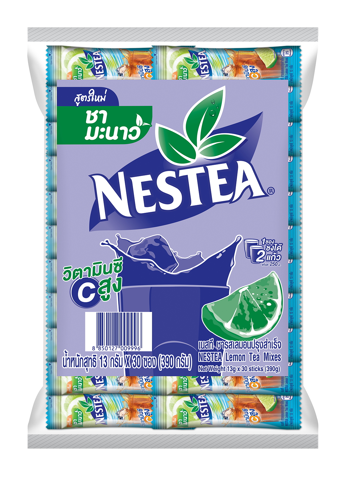 Nestea Tea 13Gm * 30Pcs  เนสที ชารสเลมอนปรุงสำเร็จ 13 กรัม (30 ซอง)
