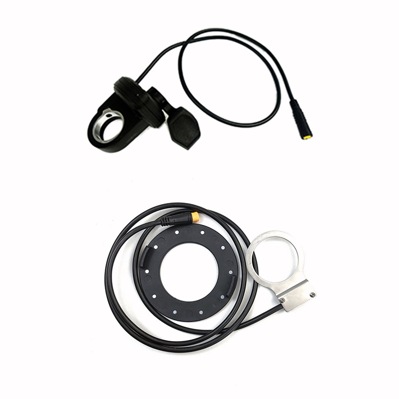 E-Bike Thumb Throttle 108X Waterproof Thumb Throttle 3Pin with Connector BZ-10C PAS System Pedal Assistant Sensor
