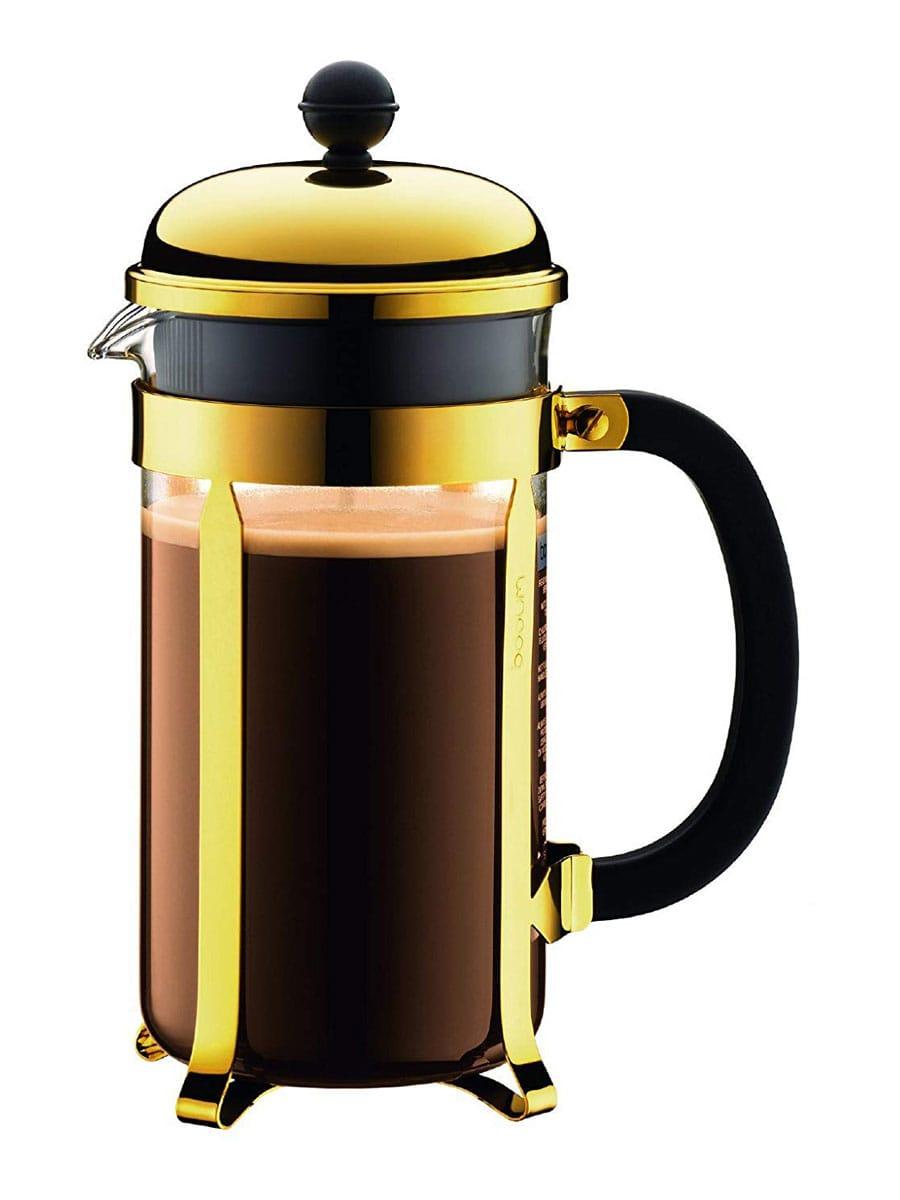 BODUM เครื่องชงกาแฟเฟรนช์เพรส CHAMBORD สีทอง coffee makers