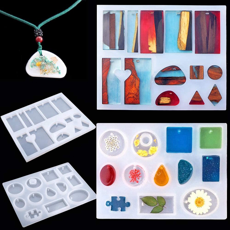 159 PCS Resin Earring Mold Kit - Silicon Casting Molds Set and Tools ...