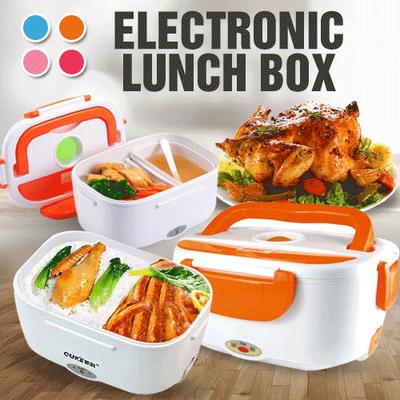 Electric Lunch Box กล่องอุ่นอาหาร ปิ่นโตไฟฟ้าอุ่นอัตโนมัติ เตรียมอาหารร้อนๆก่อนรับประทาน พกพาสะดวกทุกที่ ทุกเวลา