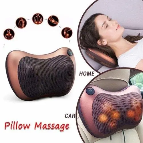 เครื่องนวดอินฟาเรด หมอนนวดคอ Neck Massage Pillow หัวนวด 8 ลูก