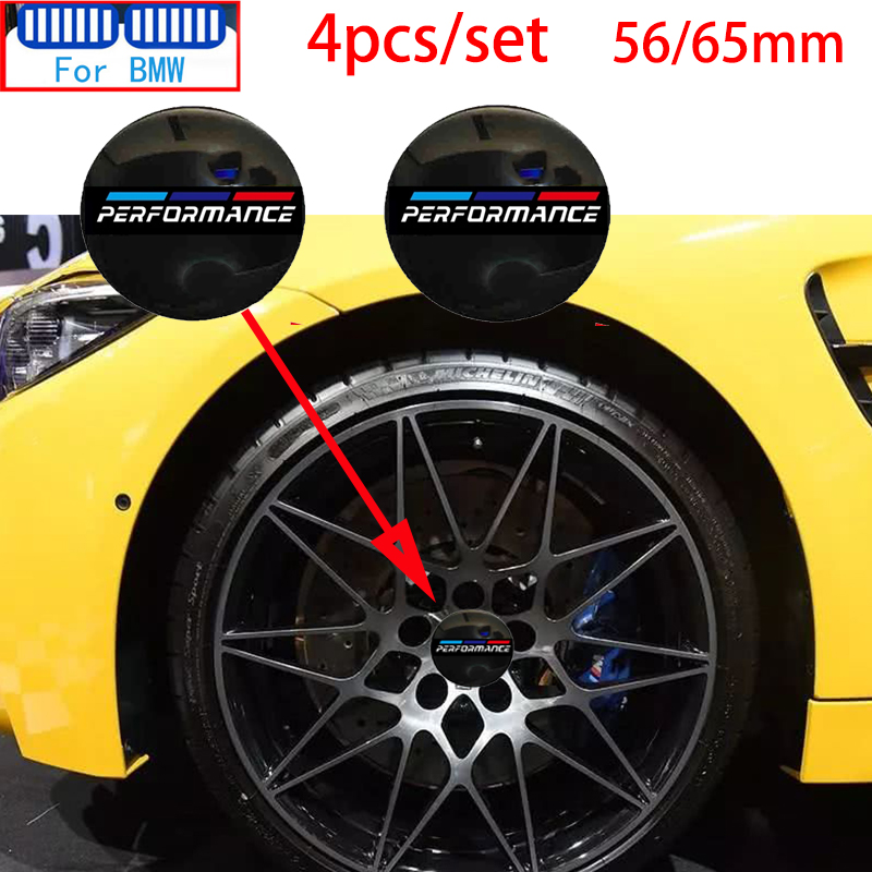 4pcs 56\65mm Car Wheel Center Hub Cap badge Emblem Sticker For Bmw X1