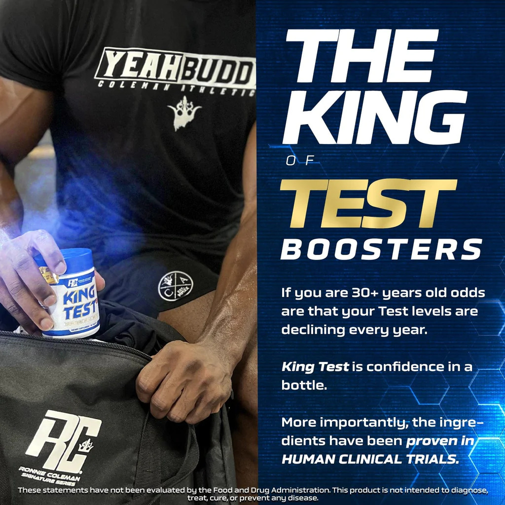 Rcss RCSS King Test 90 Tablets Premium Test Booster Support Muscularity - ME ...