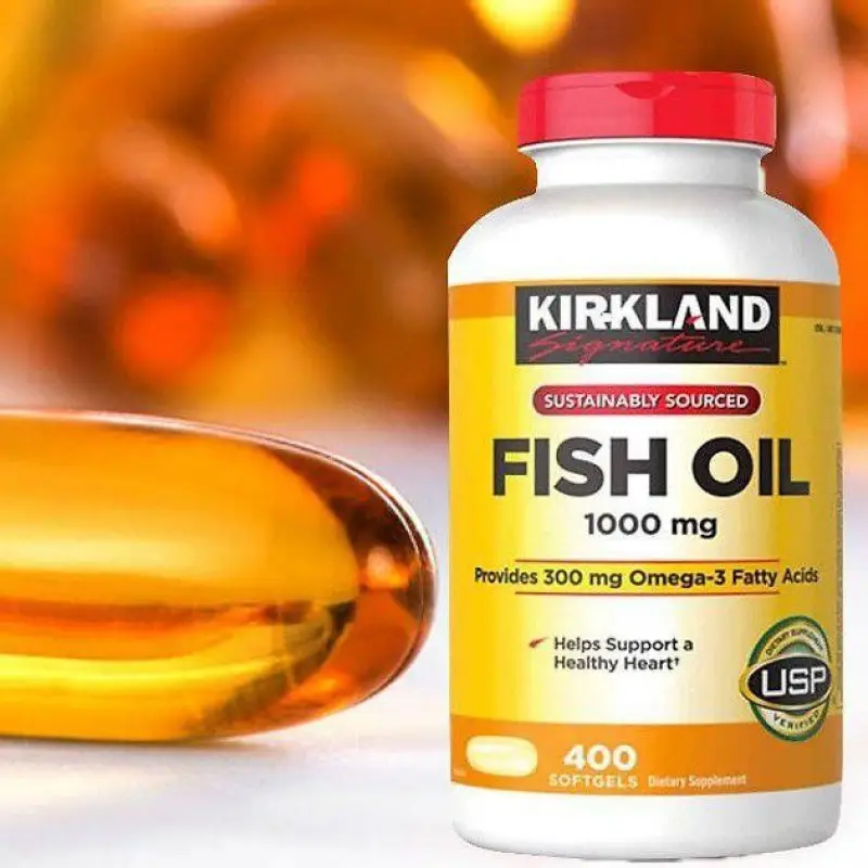 ภาพสินค้าKirkland Fish oil 400 เม็ด น้ำมันปลา DHA EPA จากอเมริกา จากร้าน JN Beauty บน Lazada ภาพที่ 2