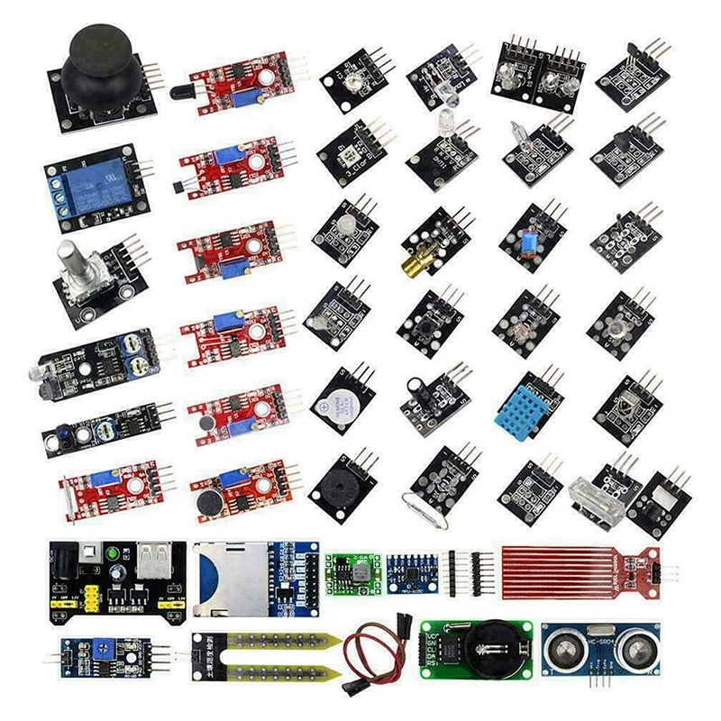 สำหรับ Arduino 45 In 1โมดูลเซ็นเซอร์ Starter Kit ชุดเซ็นเซอร์สำหรับ UNO R3 MEGA2560