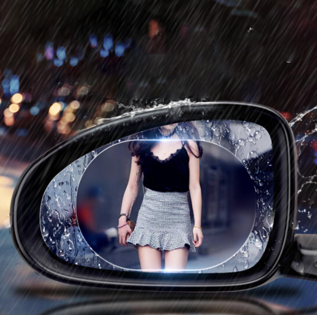 Familymate ฟิล์มกันฝน สำหรับติดกระจอกมองข้างรถยนต์ ฝนตกหนักเท่าไรก็มองเห็นได้ชัด ฟิล์มกันน้ำ