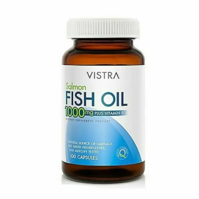 ภาพสินค้าVistra Salmon Fish Oil 1000mg (100 caps) จากร้าน B-FIT & WELL บน Lazada ภาพที่ 1