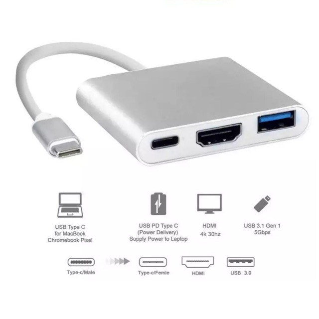 ลดราคา Thunderbolt 3 USB C ประเภท C ถึง HDMI สนับสนุน Samsung DEX MODE USB-C Doce PD สำหรับ MacBook Pro/Air 2019 #ค้นหาเพิ่มเติม อะแดปเตอร์เครื่องส่งสัญญาณ ปลั๊กไฟติดซ็อกเก็ตไฟฟ้าปลั๊กผนัง ตัวรับสัญญาณภายนอก Mini WiFi Dongle Optical Digital สเตอริโอ