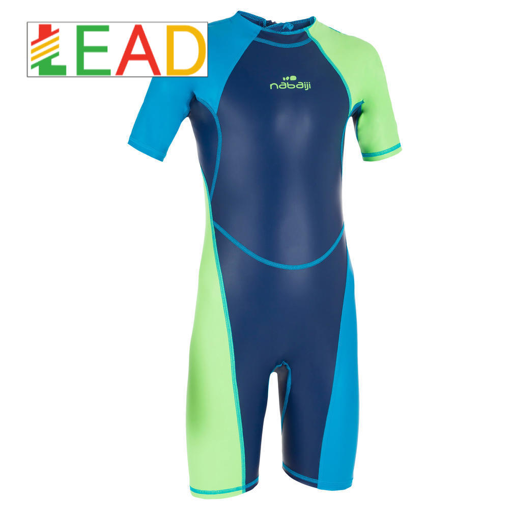 ชุดว่ายน้ำเก็บอุณหภูมิ NABAIJI เด็กผู้ชาย รุ่น KLOUPI (สีฟ้า-เขียว)