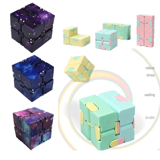 【super_pro】รูบิค ของเล่น ของเล่นเด็ก Fidget Infinity Magic Cube Puzzle สําหรับเล่นคลายเครียด