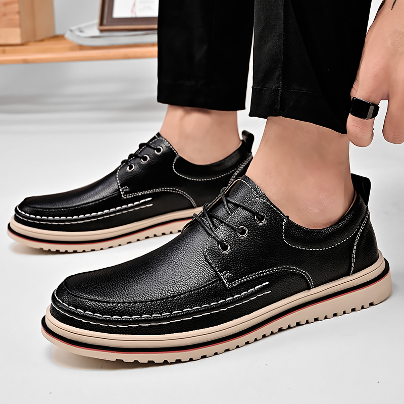 Giày Sneaker Da Nam Clarks_ - Cambro Low