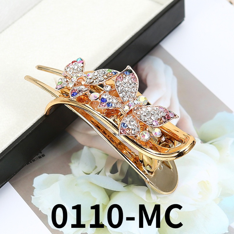 South Korea's new butterfly Rhinestone hairpin fashion colorful hair accessories