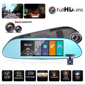 Anytek T80 กล้องติดรถยนต์ 2 Camera กล้องหน้า+กล้องหลัง 7  นิ้วจอทัชสกรีน