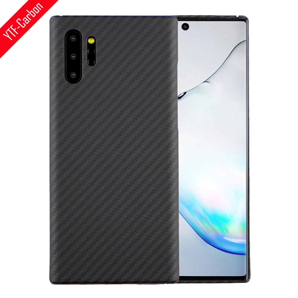 YTF carbon Real carbon fiber phone case for Samsung Galaxy note 10 plus