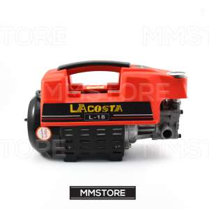 LACOSTA ปั๊มอัดฉีด 200 บาร์ เครื่องฉีดน้ำแรงดันสูง กำลัง 2,600 วัตต์ 3.5HP แรงม้า น้ำออก 450L/H ดูดน้ำตีโฟม จากถังหรือก๊อกน้ำได้ ประหยัดน้ำ Car Wash ล้างรถ ล้างพื้น ล้างกำแพง ล้างแอร์ ฉีดล้าง (ขนาด 35.5x20x25.5cm)