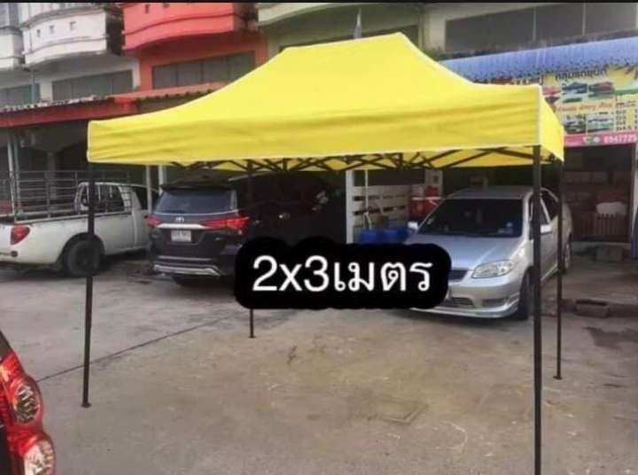 ลดสุดๆ เตนท์ขายของ 2X3 เมตรเต้นท์จอดรถ เต๊นท์กลางแจ้ง เต็นท์พับ เต้นสนาม ขนาด2x3 แข็งแรงทนทาน+เหล็กเคลือบกันสนิมอย่างดี+ผ้าเต้นท์หนา600DเคลือบPVCป้องกันUVกันแดดกันฝน+ส่งเคอรี่ บริการเก็บเงินปลายทาง
