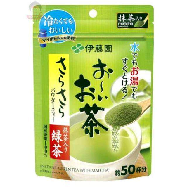 ITOEN INSTANT GREEN TEA ผงชาเขียว ชงได้ทั้งร้อน-เย็นจากญี่ปุ่น  (40g. ชงได้ 50แก้ว) (EXP31.03.2021)