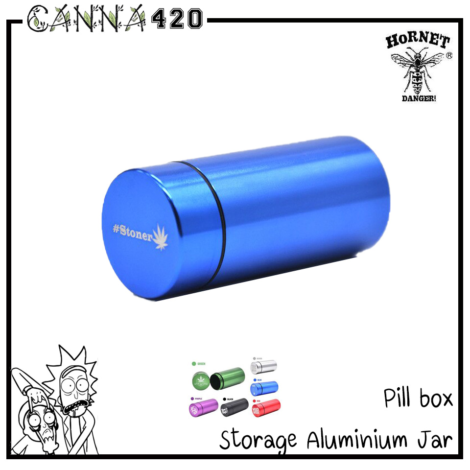 กระปุก Aluminum Pill Box กระปุกเก็บของ กระปุกสุญญากาศ กระปุกเก็บกลิน เก็บแสง อย่างดี pill box stoner 420