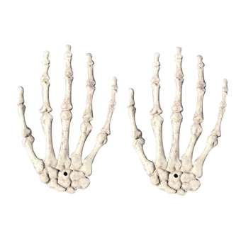 Halloween Skull Skeleton Human Hand Bone Zombie Party Terror Adult Scary Props