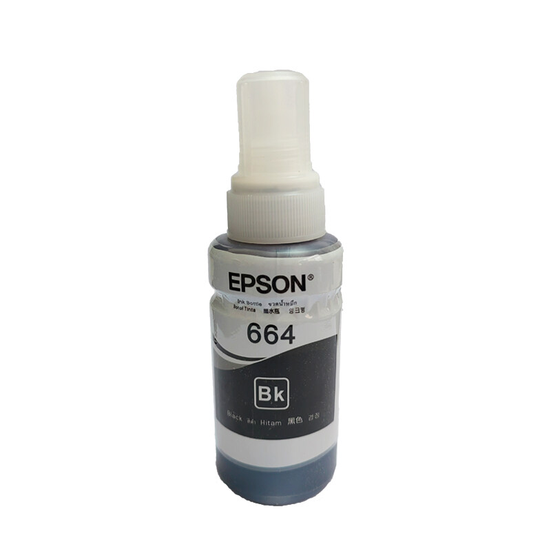 หมึกเติมของแท้ Epson รุ่น 664 /T664 สีดำ/สีฟ้า/สีชมพู/สีเหลือง |  