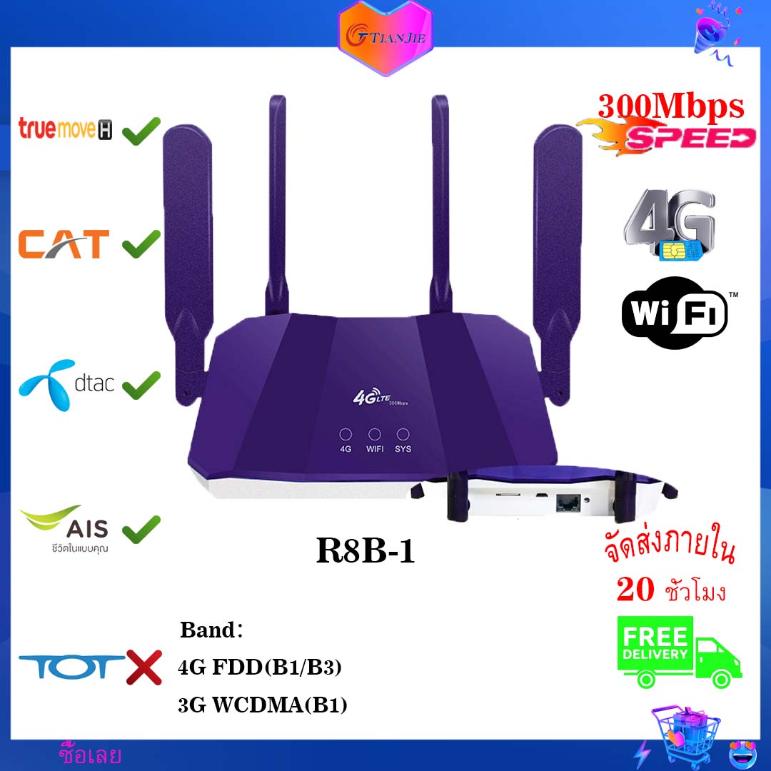 เร้าเตอร์ใส่ซิม, เร้าเตอร์ไวไฟ 4G ,router wifi ใส่ซิม, router wifi 4g