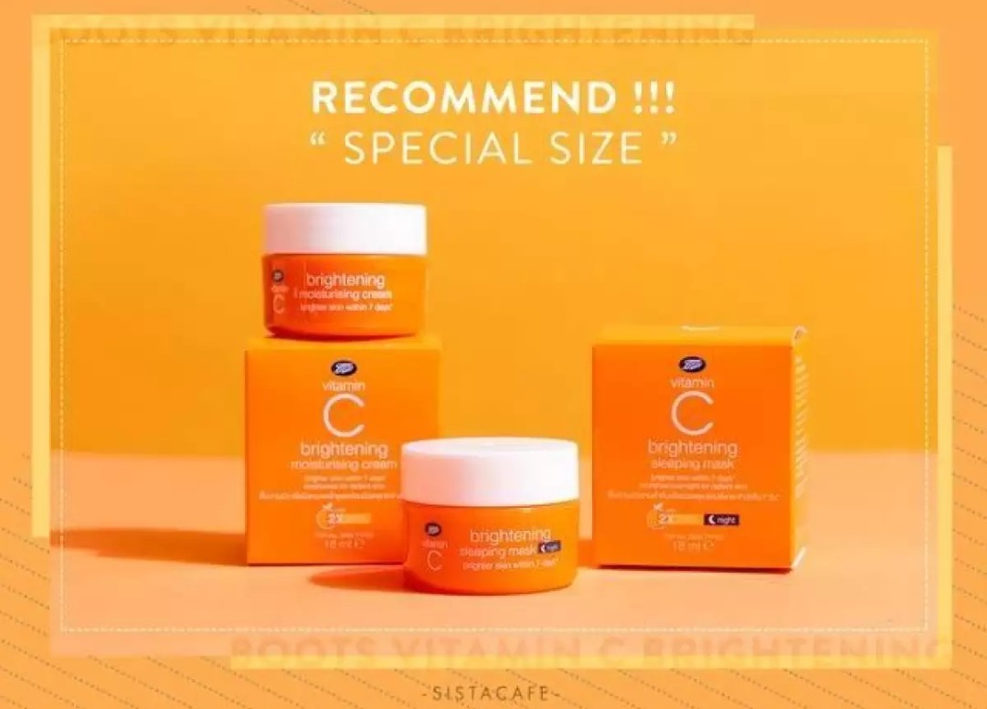 Boot brightening moisturizing cream & sleeping mask NJ0709 ThaiPick