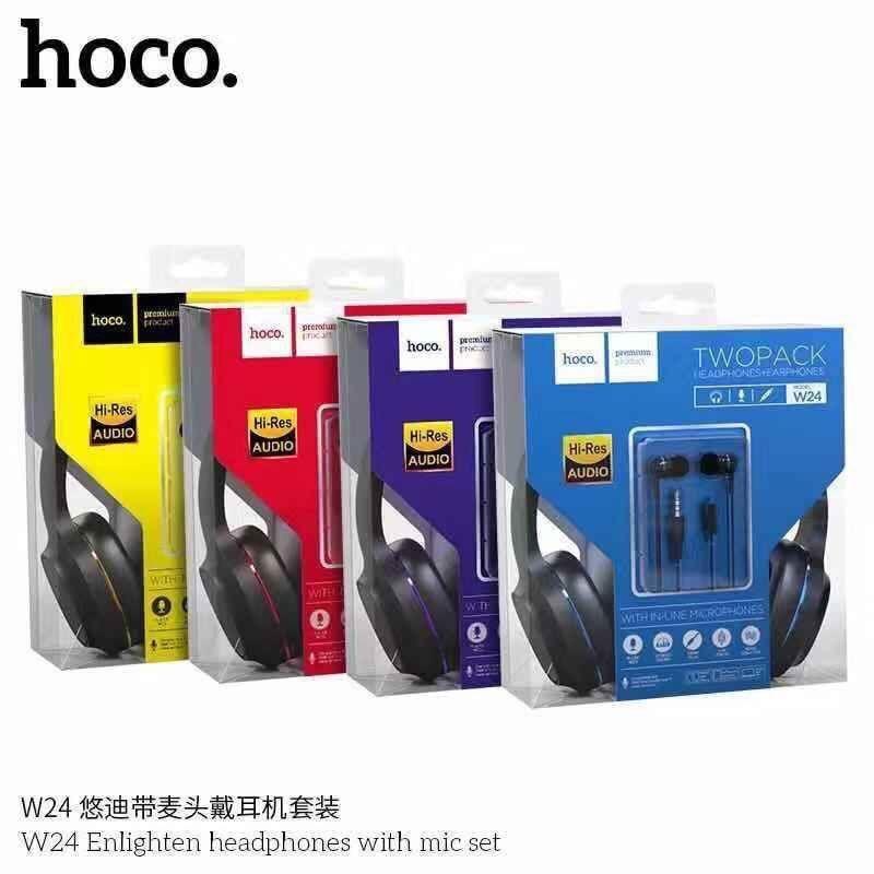 Hoco หูฟังครอบหู แบบมีสาย