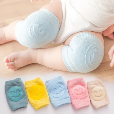 Baby Knee Pads Smiley Face Knee Pads 0-2 Years Old Baby Kneepad Baby Boy Girl BABY Tattoo