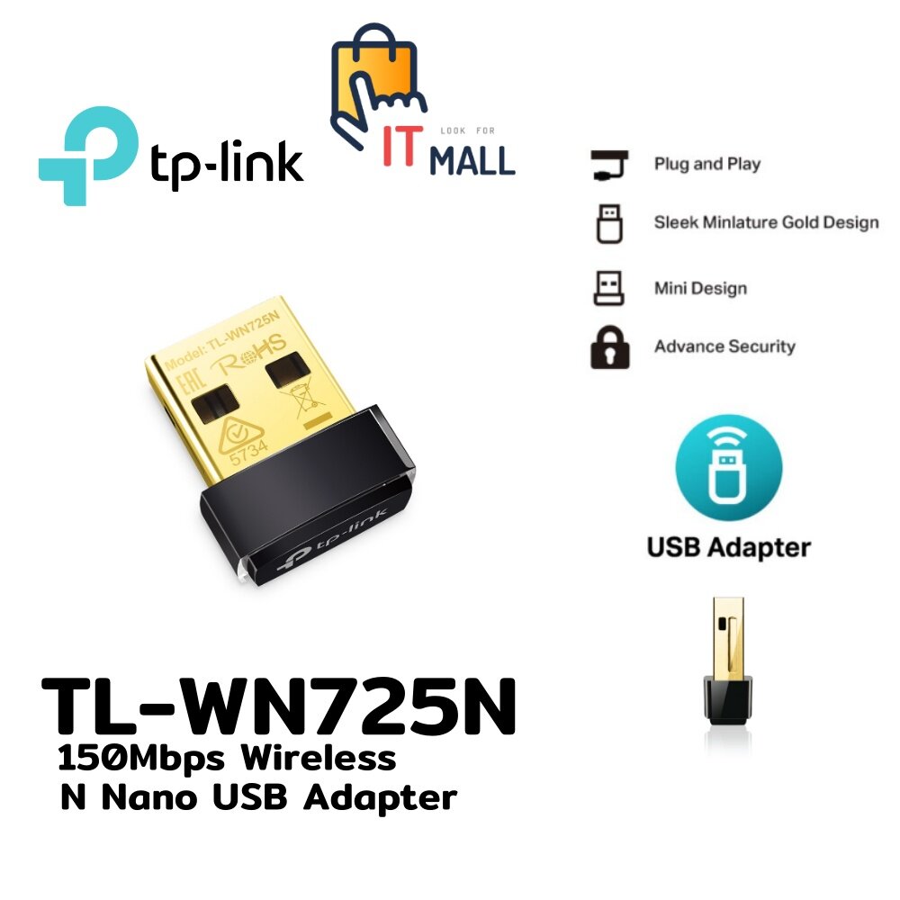 ถูกสุด ประกัน LT TP-Link Wireless USB รุ่น TL-WN725N อุปกรณ์เชื่อมต่อ ...