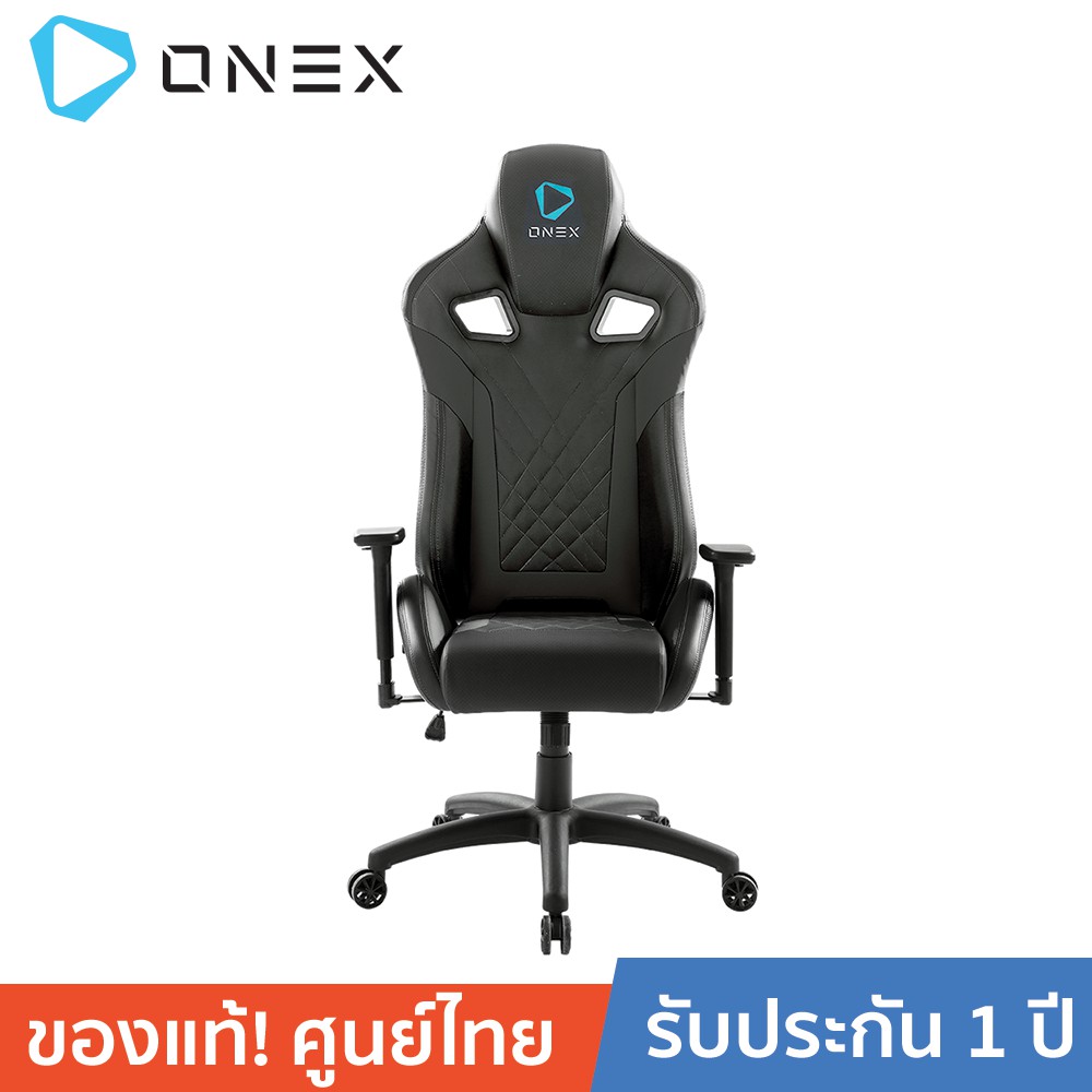 ลดราคา ONEX-GX5 Gaming Chair Black วันเอ็กซ์ เก้าอี้เล่นเกม เก้าอี้เกมเมอร์ ปรับระดับได้ 90-160 องศา หมุนได้ 360 องศา รับประกัน #ค้นหาเพิ่มเติม แท่นวางแล็ปท็อป อุปกรณ์เชื่อมต่อสัญญาณ wireless แบบ USB
