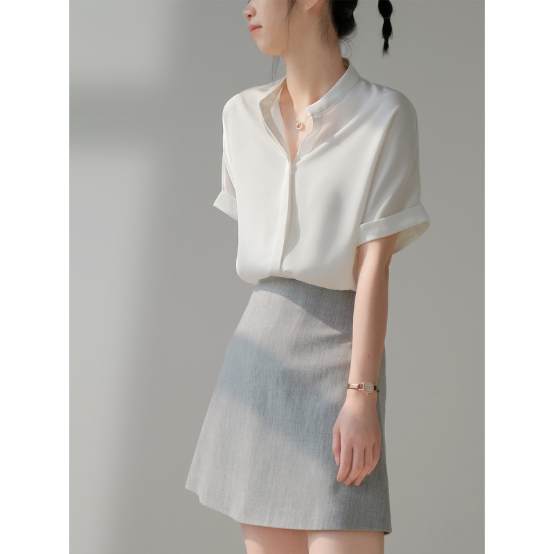Women's Summer Short Sleeve Blouse Top