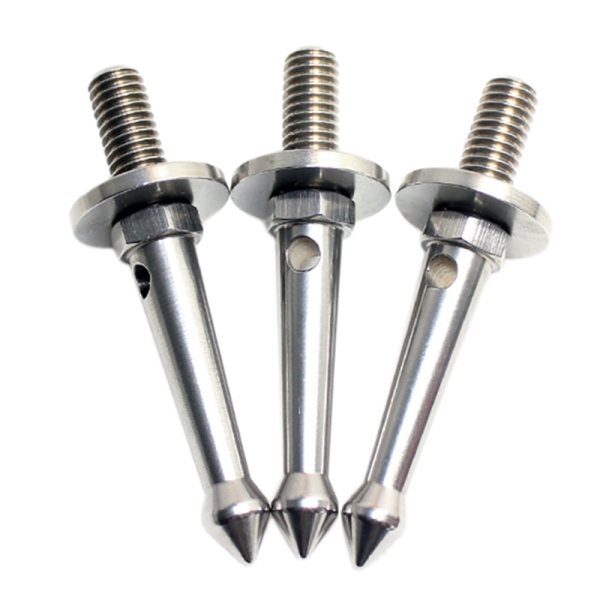 3Pcs Stainless 3/8 Inch Tripod Foot Spikes for Softer Looser Terrain Spikes for Gitzo/Manfrotto/Siri/Benro, Etc.Tripod